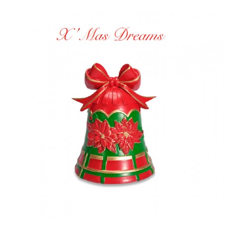 Campana Natalizia decorativa , Collezione  X'MAS DREAM