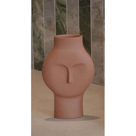 Vaso Volto  AUGUSTA H. 33 cm , Linea Sette Ceramiche