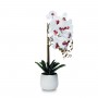 Pianta Orchidea 3 rami con vaso H.55 cm. , REAL TOUCH