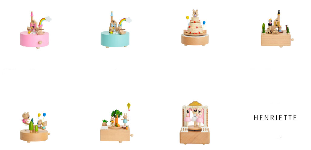 Carillon musicale in legno per bambini , Collezione WOOD CARILLON