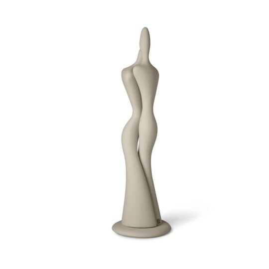 Scultura Abbraccio cm. 34 , in vari colori , in gres Linea Sette Ceramiche