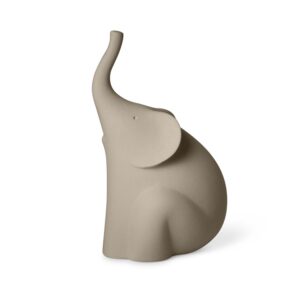 Elefante seduto portafortuna, H.24 cm.- Linea Sette Ceramiche