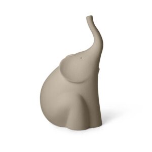 Elefante seduto portafortuna, H.24 cm.- Linea Sette Ceramiche