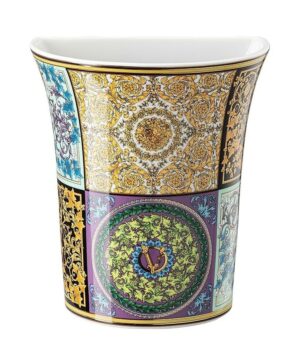 Vaso porcellana cm.18, Barocco Mosaic,  Versace -Rosenthal