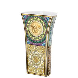 Vaso porcellana cm.26 Barocco Mosaic,  Versace -Rosenthal