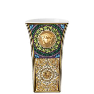 Vaso porcellana cm.26 Barocco Mosaic,  Versace -Rosenthal