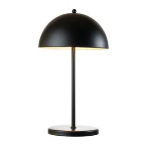 Lampada da tavolo metallo nero, H. 61 cm- L'Oca Nera