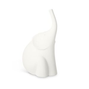 Elefante seduto portafortuna, H.24 cm.- Linea Sette Ceramiche